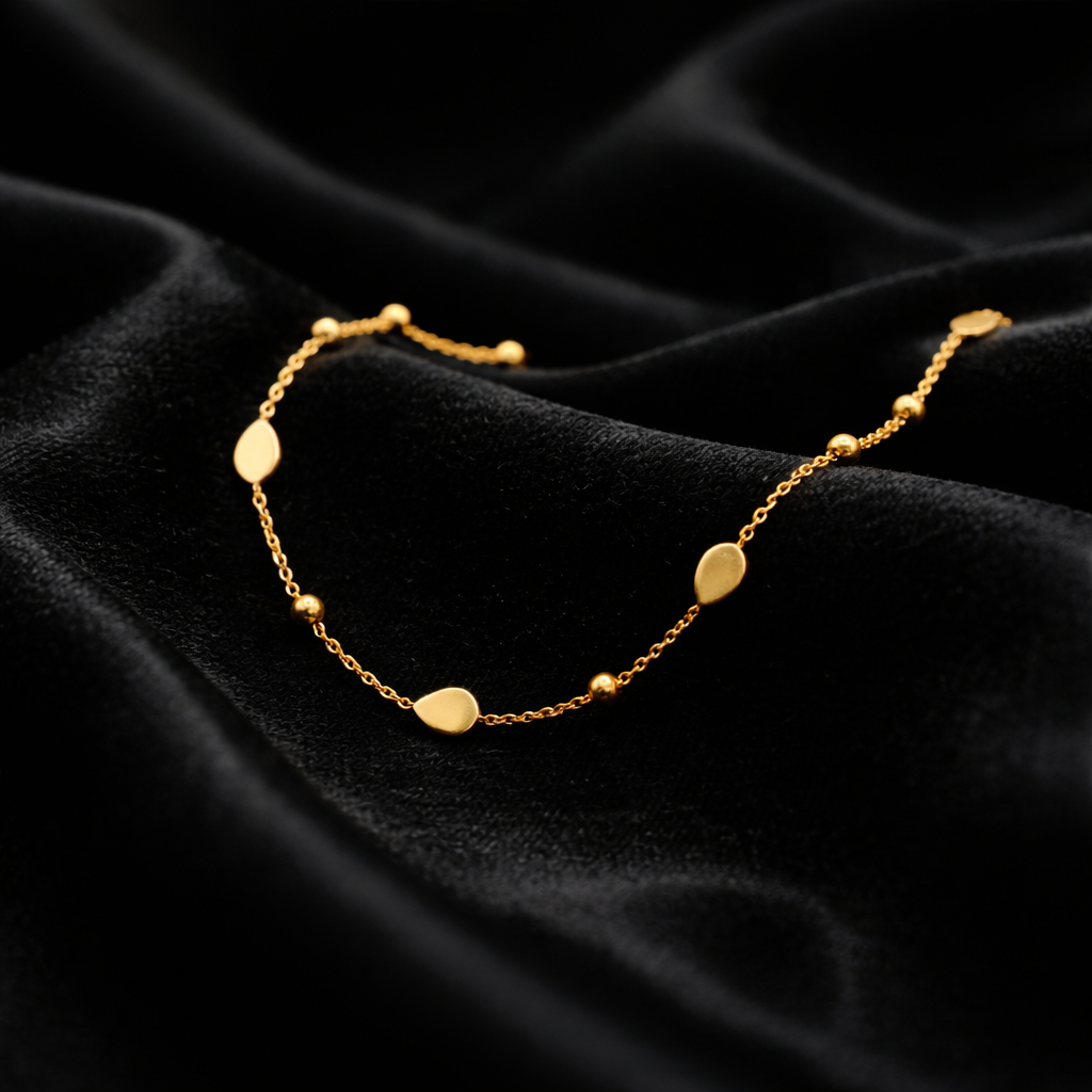 Golden Rain Necklace